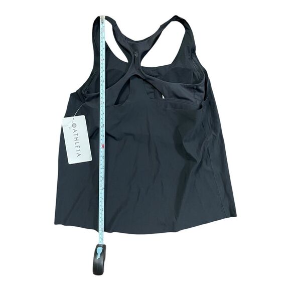 NWT Athleta Black 2-in-1 Ultimate Support Tank Top, built-in sports bra, XS. New - Picture 8 of 10